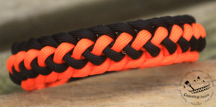 Revenons aux couleurs d'automne avec ce bracelet en cuir orange